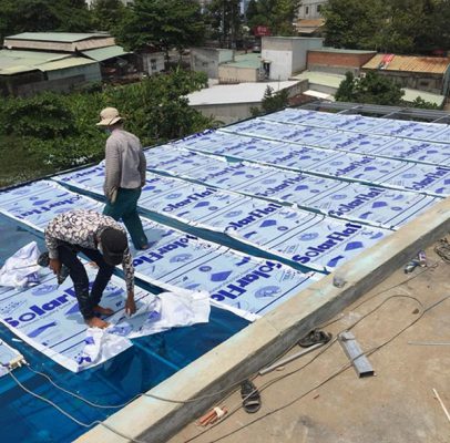 Đơn vị thi công mái che poly tại Quận 1
