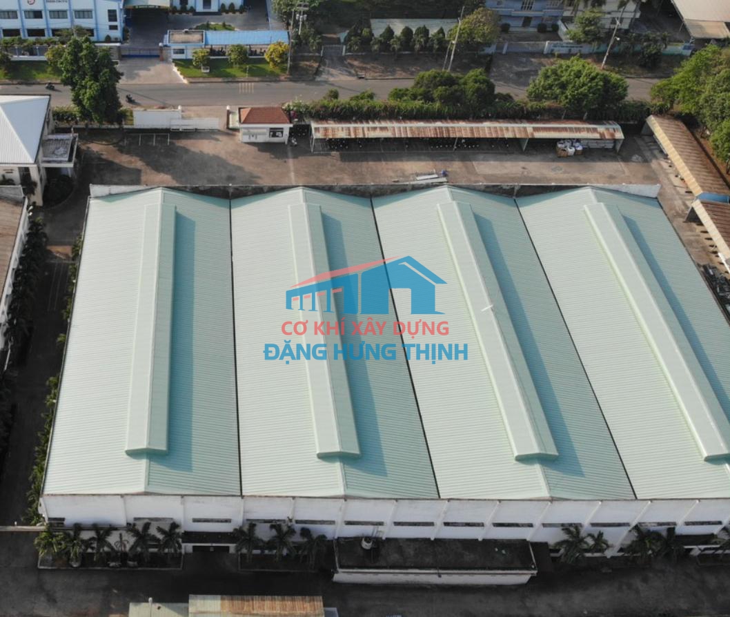 Đơn vị thi công lắp đặt mái tôn - thay mái tôn nhà xưởng tại Bình Dương