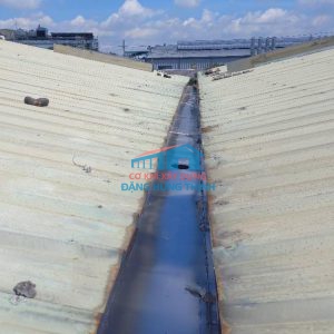 Thi công lắp đặt máng xối kho xưởng tại Bà Rịa Vũng tàu