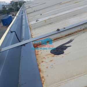 Thi công lắp đặt máng xối kho xưởng tại Bà Rịa Vũng tàu