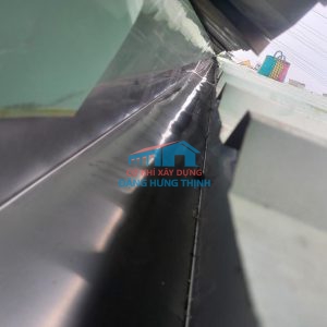 Thi công lắp đặt máng xối kho xưởng tại Bến Lức Long An