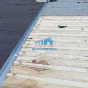 Thi công lắp đặt máng xối kho xưởng tại Biên hòa Đồng Nai