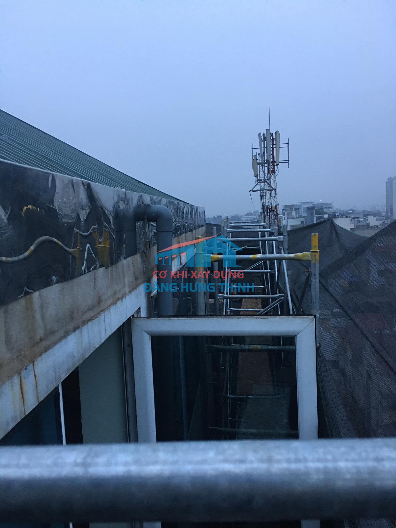 Thi công lắp đặt máng xối kho xưởng tại Bình Phước
