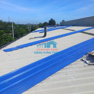 Thi công lắp đặt máng xối kho xưởng tại Nhơn Trạch Đồng Nai