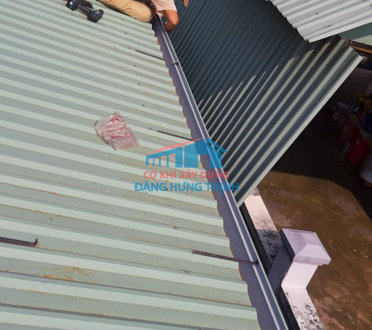Thi công lắp đặt máng xối kho xưởng tại Tây Ninh